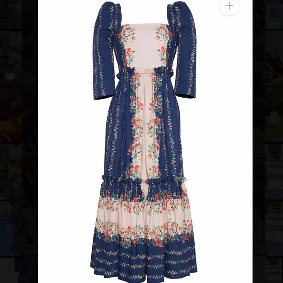 navy blue holiday dress CARA CARA Hutton Dress Berries Egret  Matilda's Life Style